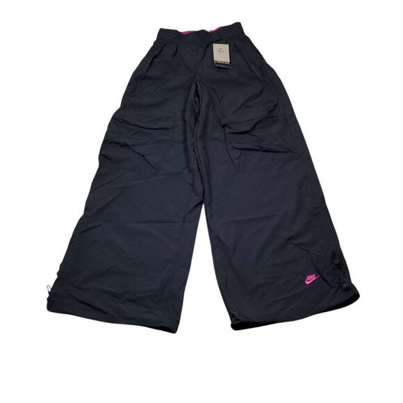 Nike Sportswear Tech Pack Women's Repel Pants Wide Leg Black Pink Size XS - Picture 2 of 11